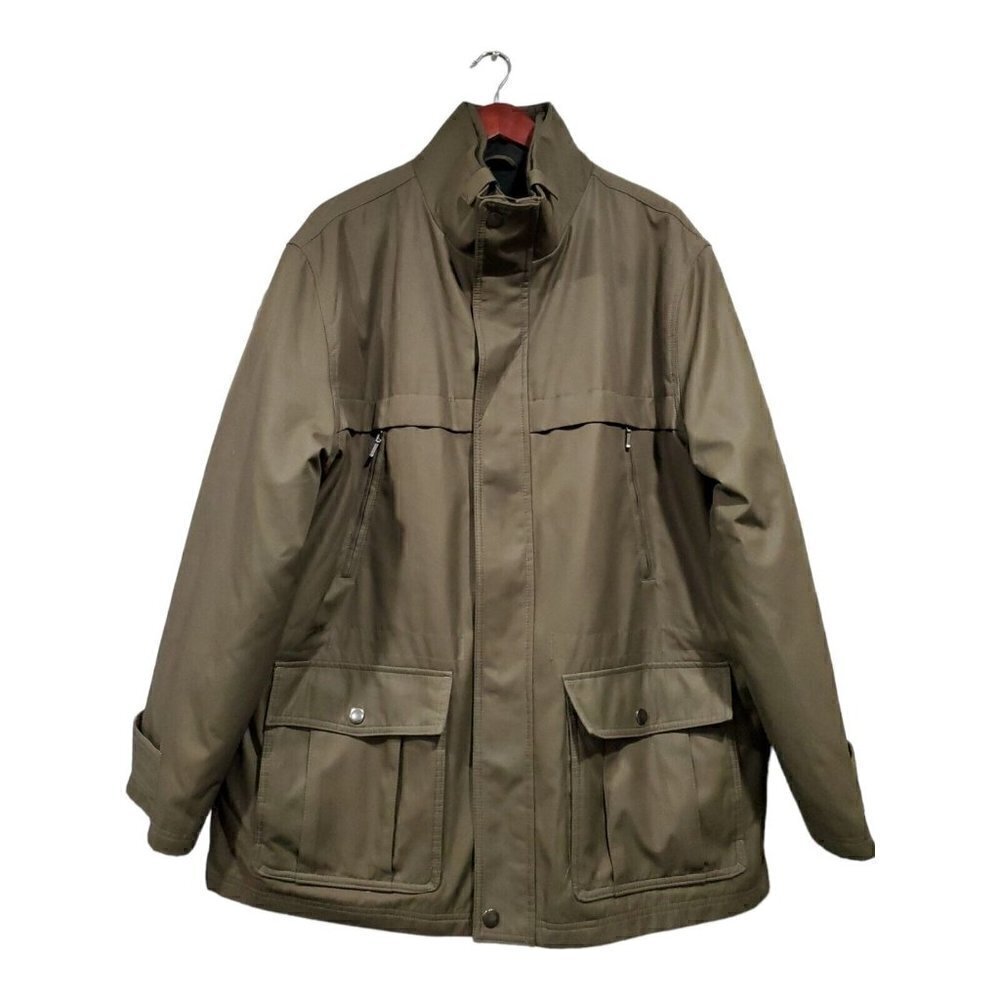 Michael Kors Outerwear Outdoor Jacket Coat Mens Sz XL Heavy Zip Out Liner Brown
